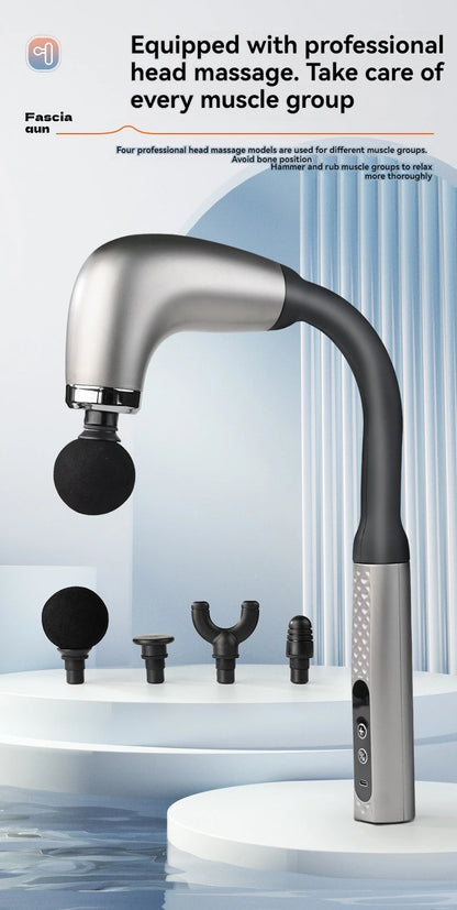 2025 Smart Fascia Gun Electric Massager Massage Hammer Electric Fascia Gun Home Handheld Hammer Back Artifact Christmas Gift